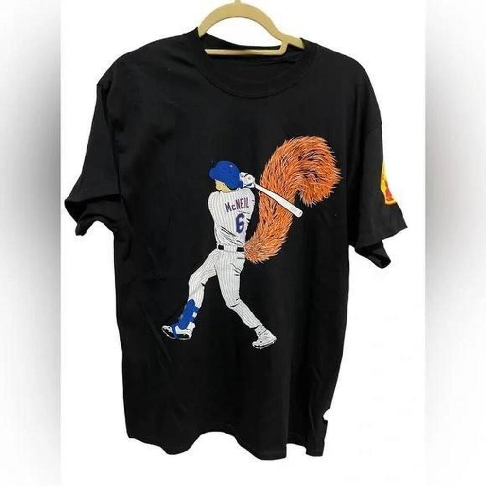 Black And Orange Gildan Baseball Tee Size Xl